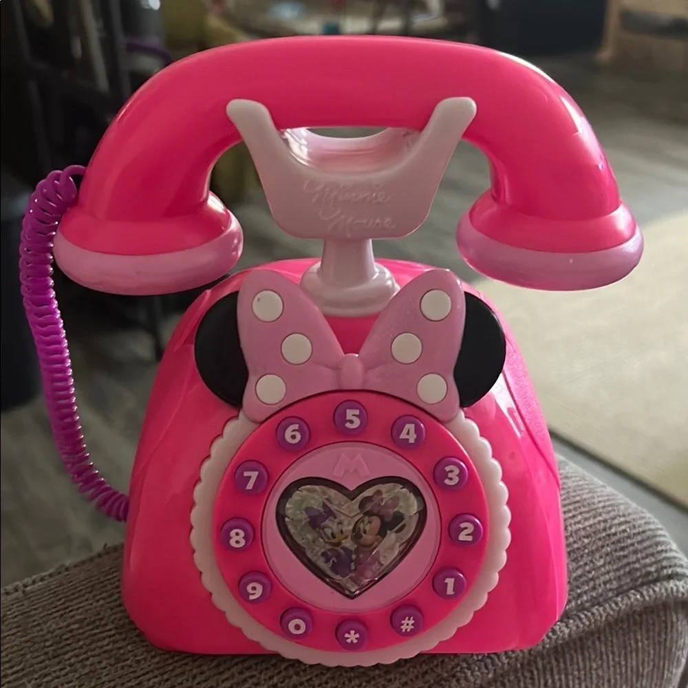 Disney Minnie Mouse Pink Toy Phone